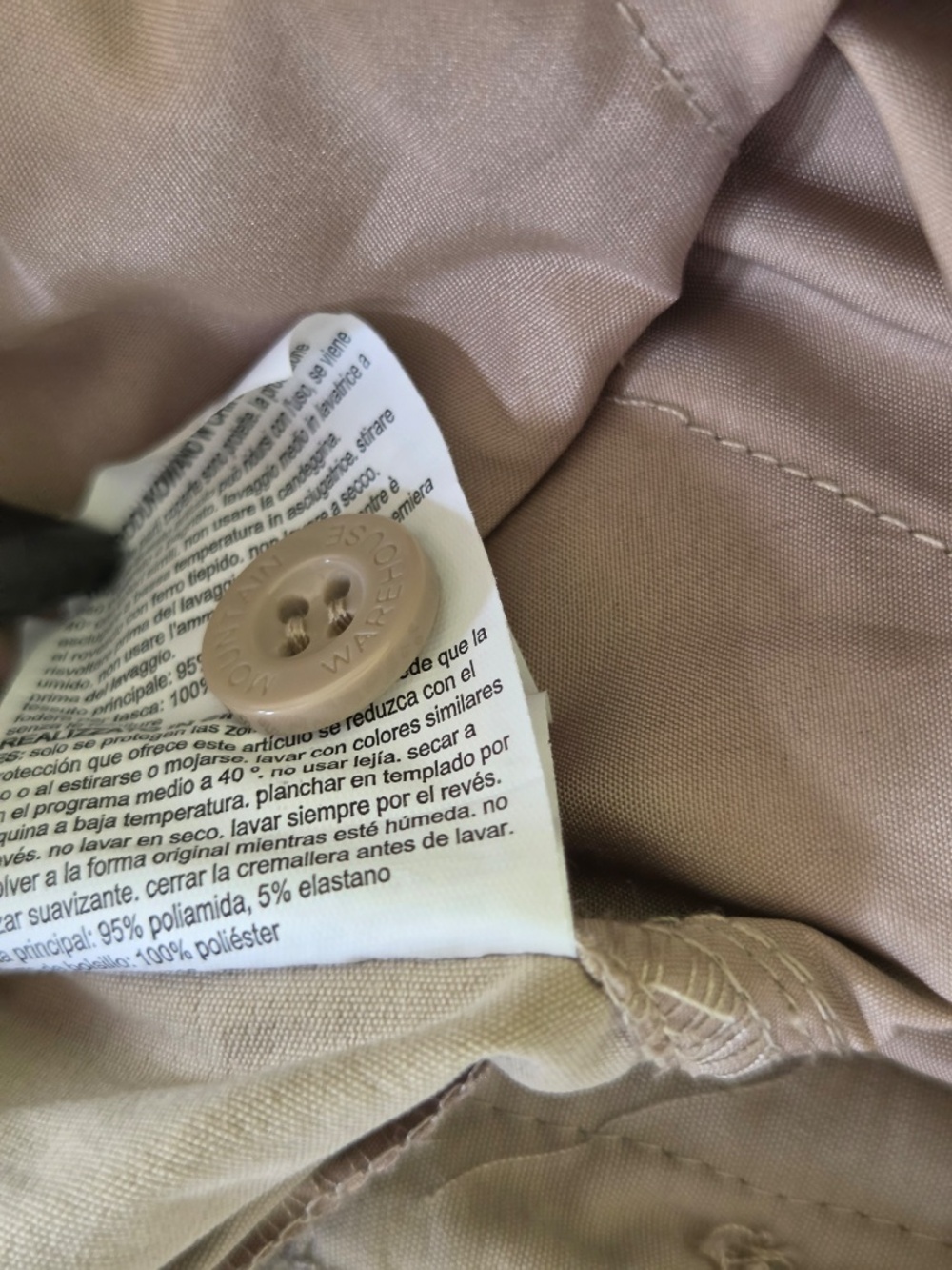 Mountain Wearhouse hiking pants 14 velcro/zip/slit pockets logo hiking walking - Picture 11 of 11